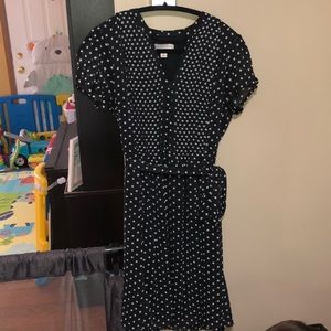 Great black blouse dress